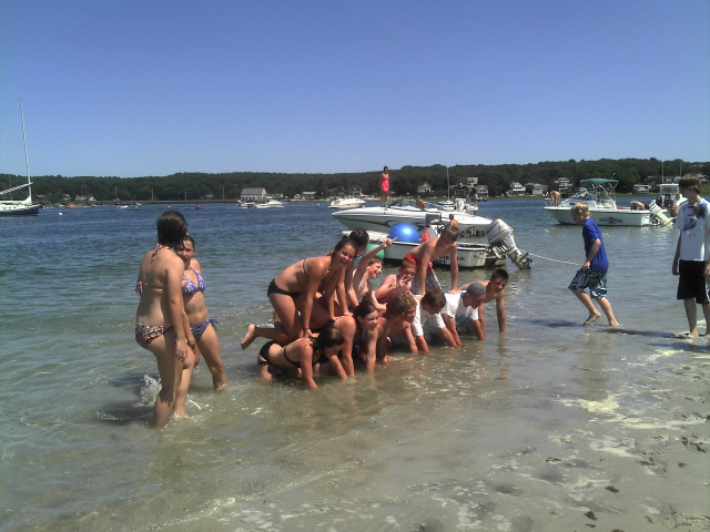 Teens at Wingaersheek Beach